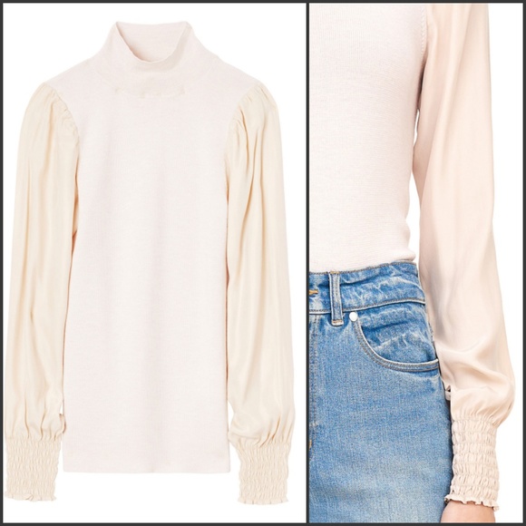 🍒NWT🍒 REBECCA TAYLOR TURTLENECK PULLOVER - Picture 4 of 6